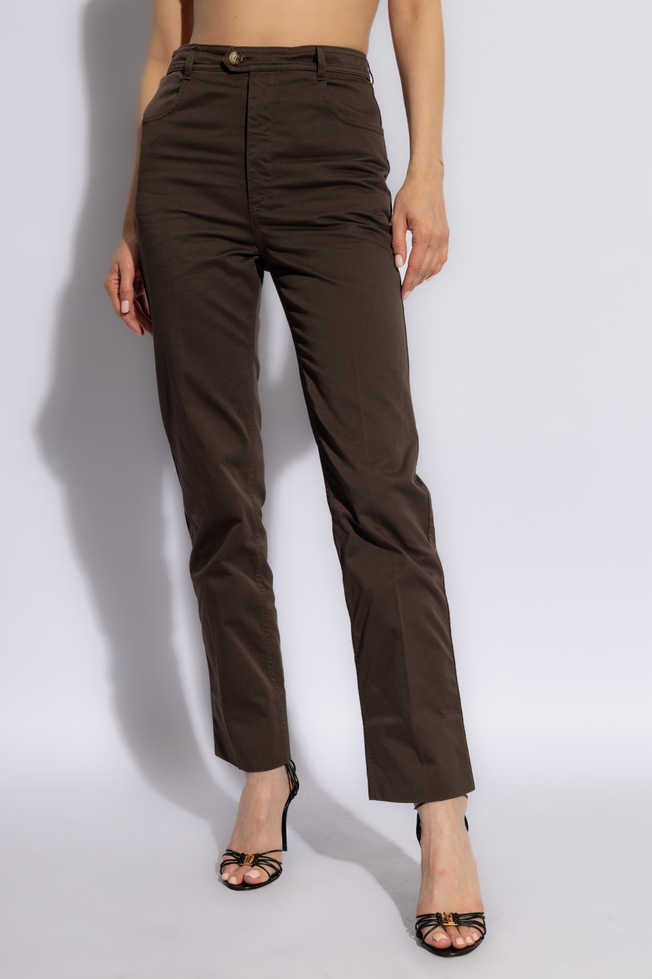 パンツ Saint Laurent PANTS (788092Y04VD 7073) Saint Laurent Cotton trousers | Women's Clothing | Vitkac